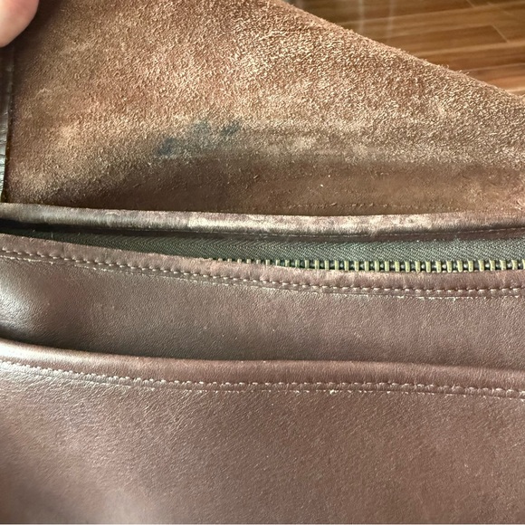 Vintage Coach Patricia's Legacy Bag in dark brown leather Crossbody Style 9951 - Picture 5 of 7